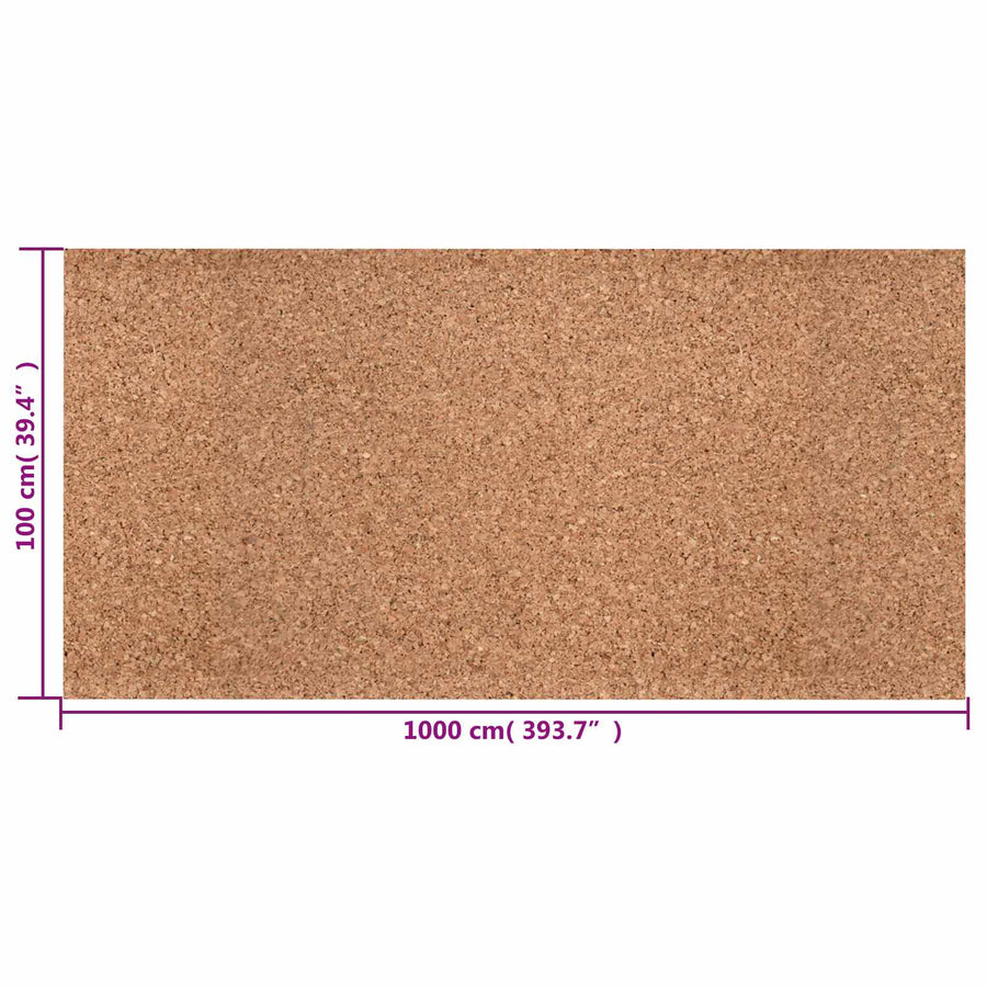 Kurk rol Bruin 100 x 1000 x 0,8 cm Kurk