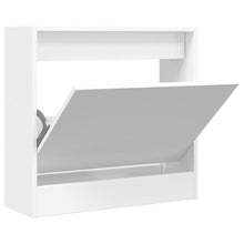 Schoenenkast Bewerkt Hout Wit 60 x 21 x 57 cm