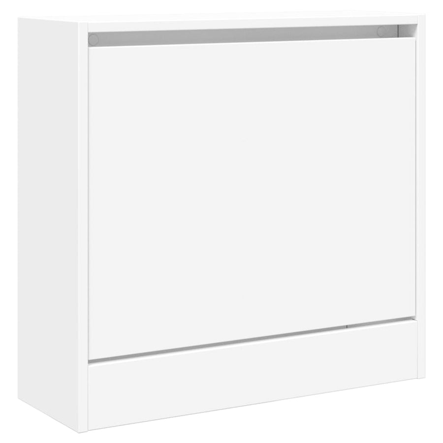 Schoenenkast Bewerkt Hout Wit 60 x 21 x 57 cm