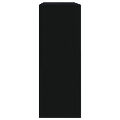 Schoenenkast Bewerkt Hout Zwart 60 x 21 x 57 cm