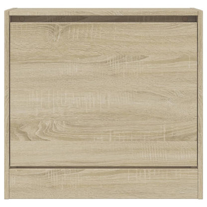 Schoenenkast Bewerkt Hout Kleurig Sonoma Eiken 60 x 21 x 57 cm