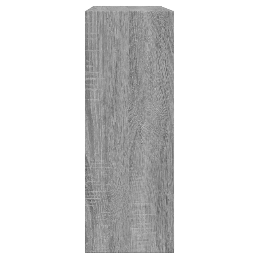Schoenenkast Bewerkt Hout Eikenkleurig Grijs Sonoma 60 x 21 x 57 cm