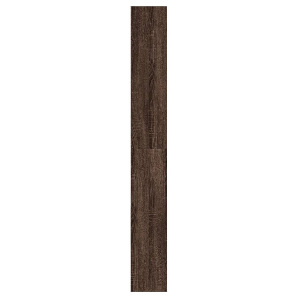 Schoenenkast 60X21X163,5 Cm Bewerkt Hout Bruin Eikenkleur Sonoma Eiken