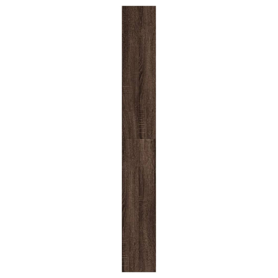 Schoenenkast 60X21X163,5 Cm Bewerkt Hout Bruin Eikenkleur Sonoma Eiken