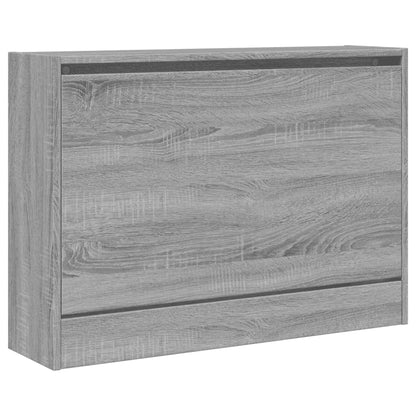 Schoenenkast Bewerkt Hout Eikenkleur Grijs Sonoma 80 x 21 x 57 cm