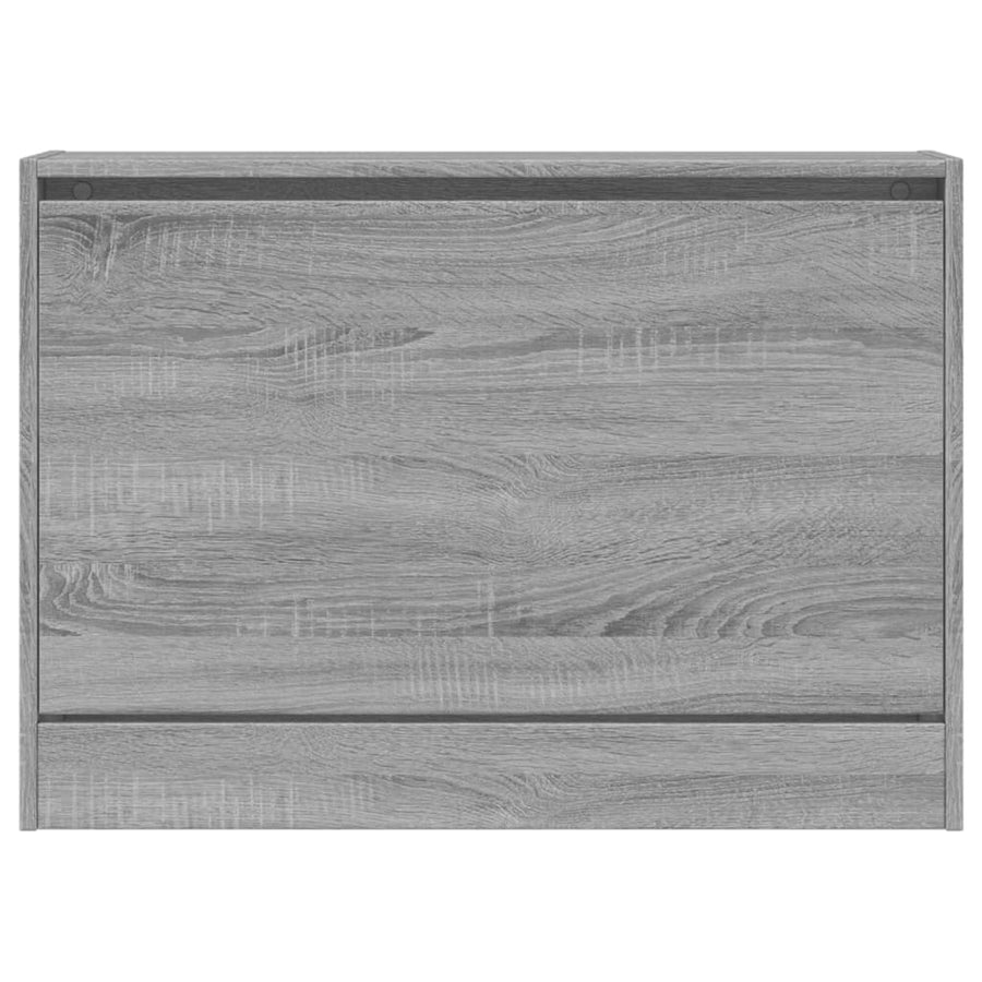 Schoenenkast Bewerkt Hout Eikenkleur Grijs Sonoma 80 x 21 x 57 cm