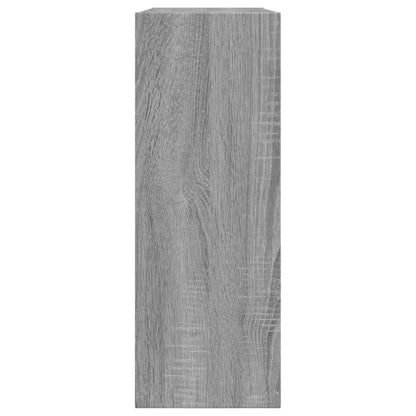 Schoenenkast Bewerkt Hout Eikenkleur Grijs Sonoma 80 x 21 x 57 cm