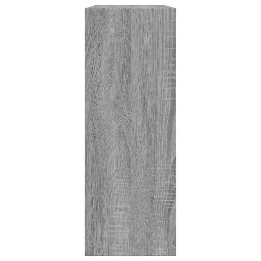Schoenenkast Bewerkt Hout Eikenkleur Grijs Sonoma 80 x 21 x 57 cm