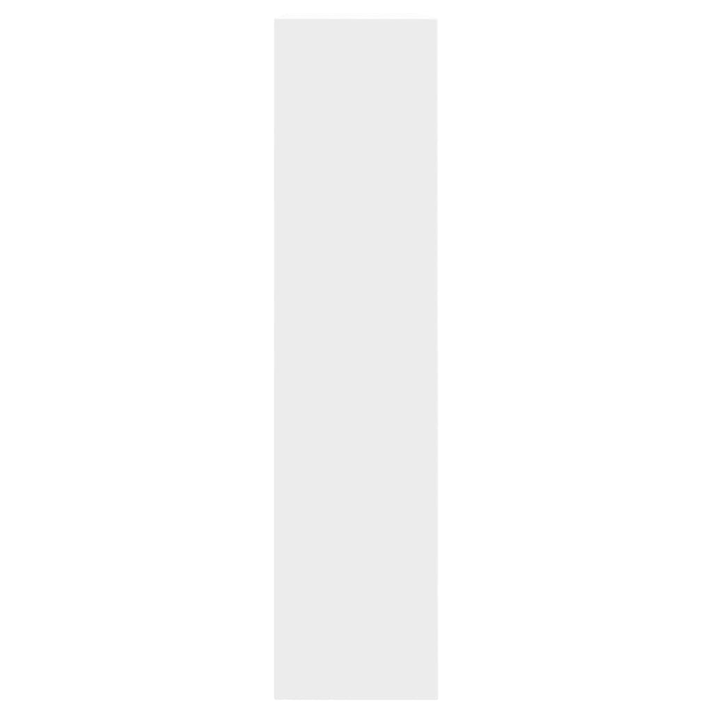 Schoenenkast 80X2X87,5 Cm Bewerkt Hout Wit 80 x 21 x 87.5 cm