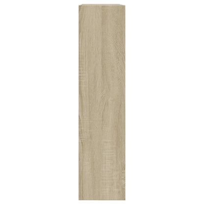 Schoenenkast 80X2X87,5 Cm Bewerkt Hout Kleurig Sonoma Eiken 80 x 21 x 87.5 cm
