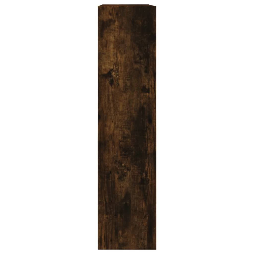 Schoenenkast 80X2X87,5 Cm Bewerkt Hout Kleurig Gerookt Eiken 80 x 21 x 87.5 cm