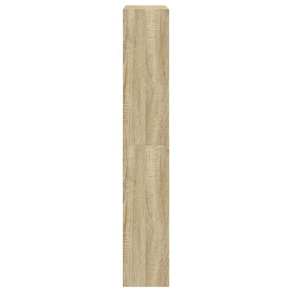 Schoenenkast 80X2X25,5 Cm Bewerkt Hout Kleurig Sonoma Eiken 80 x 21 x 125.5 cm
