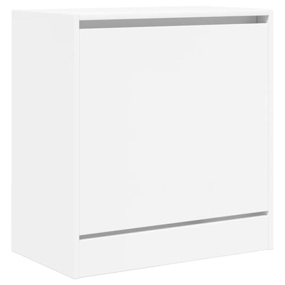 Schoenenkast 60X34X63,5 Cm Bewerkt Hout Wit 60 x 34 x 63.5 cm