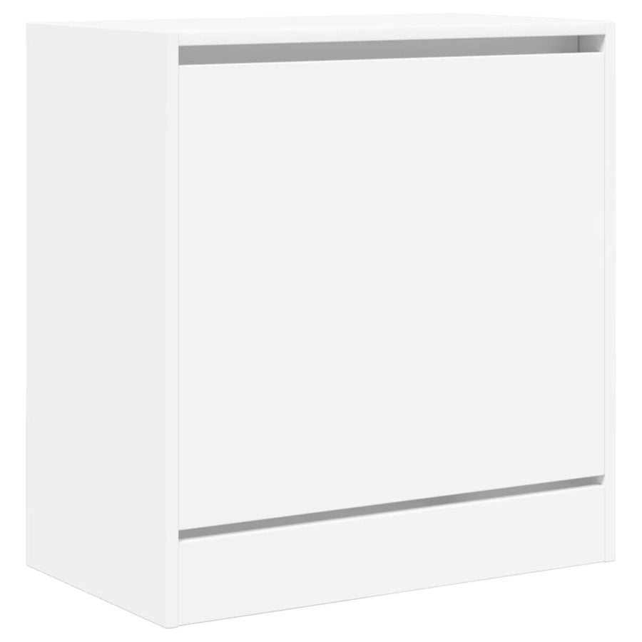 Schoenenkast 60X34X63,5 Cm Bewerkt Hout Wit 60 x 34 x 63.5 cm