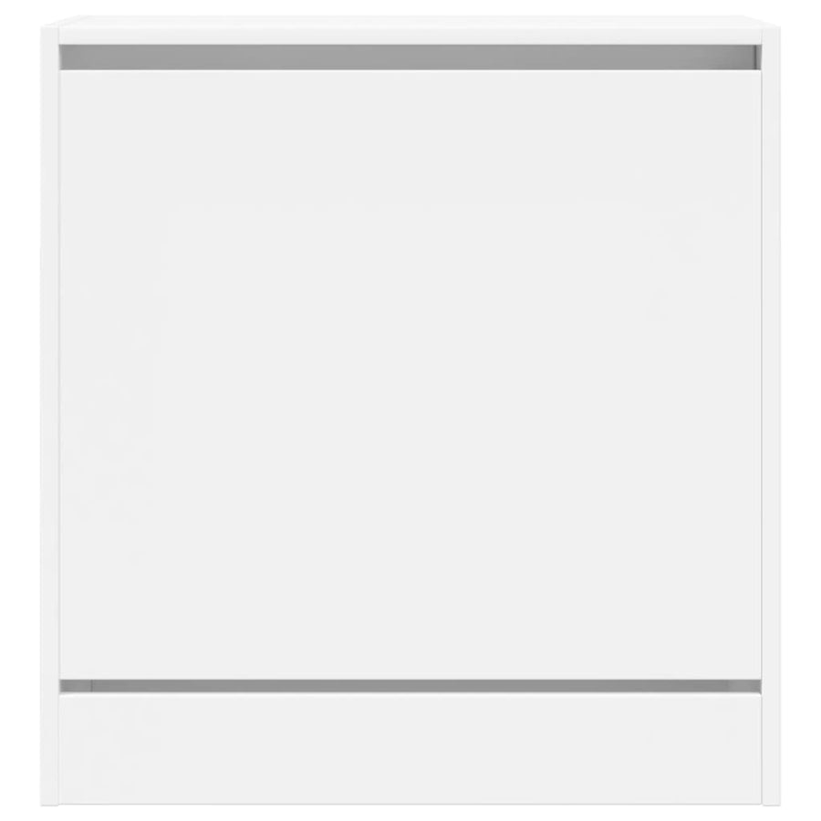 Schoenenkast 60X34X63,5 Cm Bewerkt Hout Wit 60 x 34 x 63.5 cm
