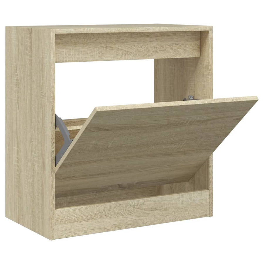 Schoenenkast 60X34X63,5 Cm Bewerkt Hout Kleurig Sonoma Eiken 60 x 34 x 63.5 cm
