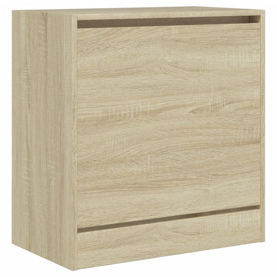 Schoenenkast 60X34X63,5 Cm Bewerkt Hout Kleurig Sonoma Eiken 60 x 34 x 63.5 cm