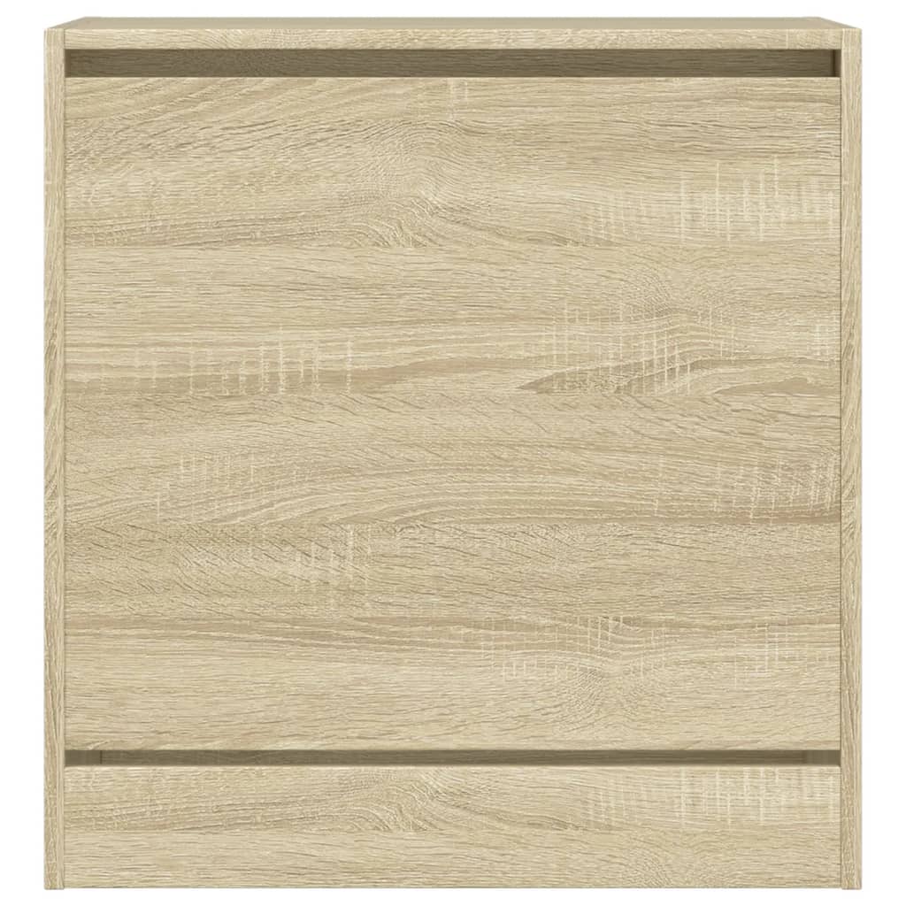 Schoenenkast 60X34X63,5 Cm Bewerkt Hout Kleurig Sonoma Eiken 60 x 34 x 63.5 cm