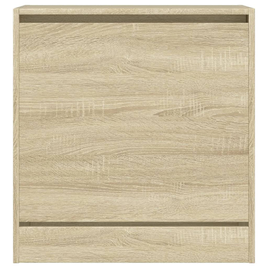 Schoenenkast 60X34X63,5 Cm Bewerkt Hout Kleurig Sonoma Eiken 60 x 34 x 63.5 cm