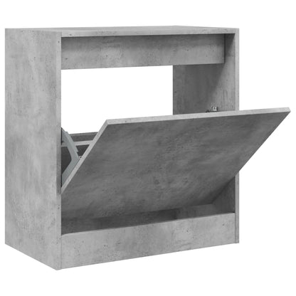 Schoenenkast 60X34X63,5 Cm Bewerkt Hout Betongrijs 60 x 34 x 63.5 cm