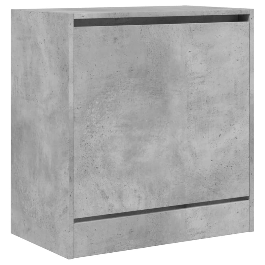 Schoenenkast 60X34X63,5 Cm Bewerkt Hout Betongrijs 60 x 34 x 63.5 cm