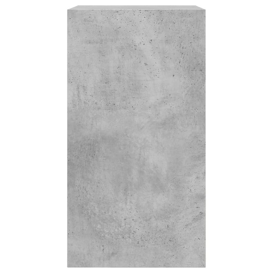 Schoenenkast 60X34X63,5 Cm Bewerkt Hout Betongrijs 60 x 34 x 63.5 cm