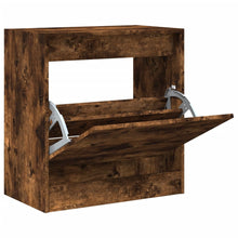 Schoenenkast 60X34X63,5 Cm Bewerkt Hout Kleurig Gerookt Eiken 60 x 34 x 63.5 cm