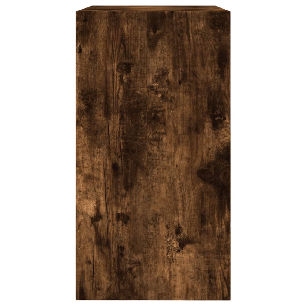 Schoenenkast 60X34X63,5 Cm Bewerkt Hout Kleurig Gerookt Eiken 60 x 34 x 63.5 cm