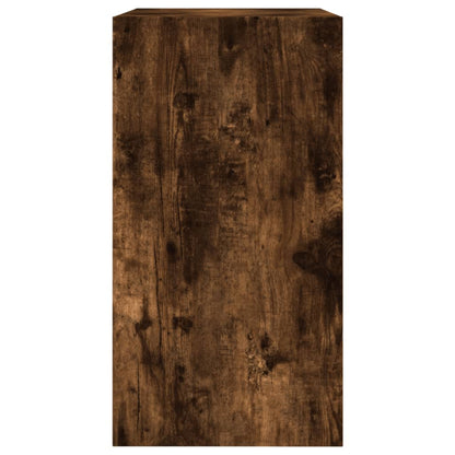Schoenenkast 60X34X63,5 Cm Bewerkt Hout Kleurig Gerookt Eiken 60 x 34 x 63.5 cm
