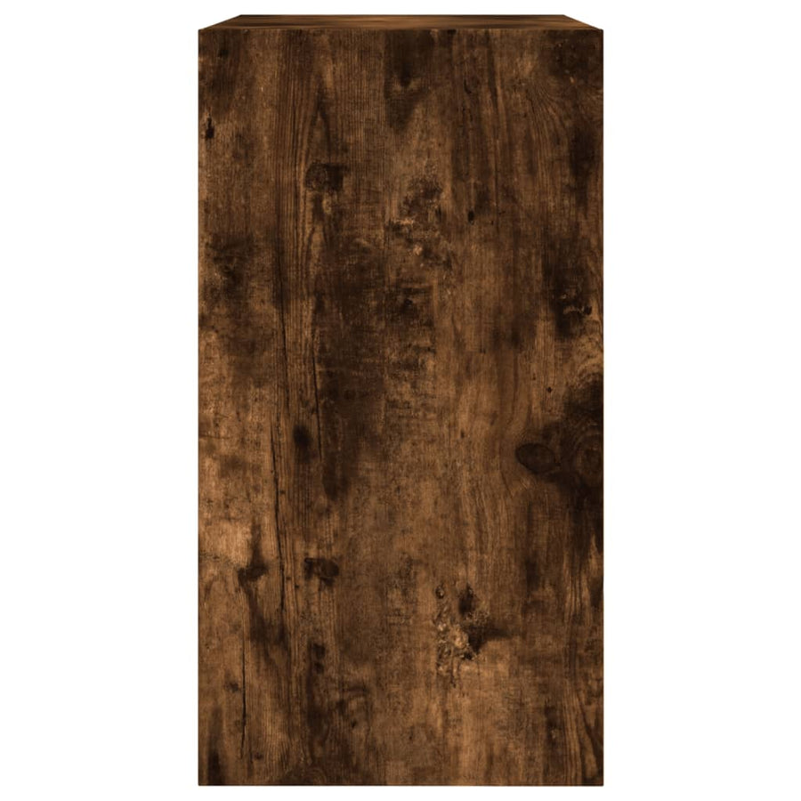 Schoenenkast 60X34X63,5 Cm Bewerkt Hout Kleurig Gerookt Eiken 60 x 34 x 63.5 cm