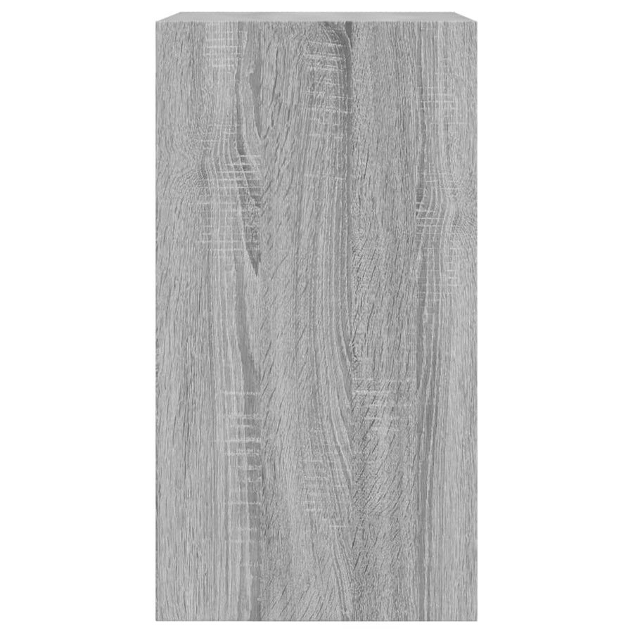 Schoenenkast 60X34X63,5 Cm Bewerkt Hout Eikenkleur Grijs Sonoma 60 x 34 x 63.5 cm