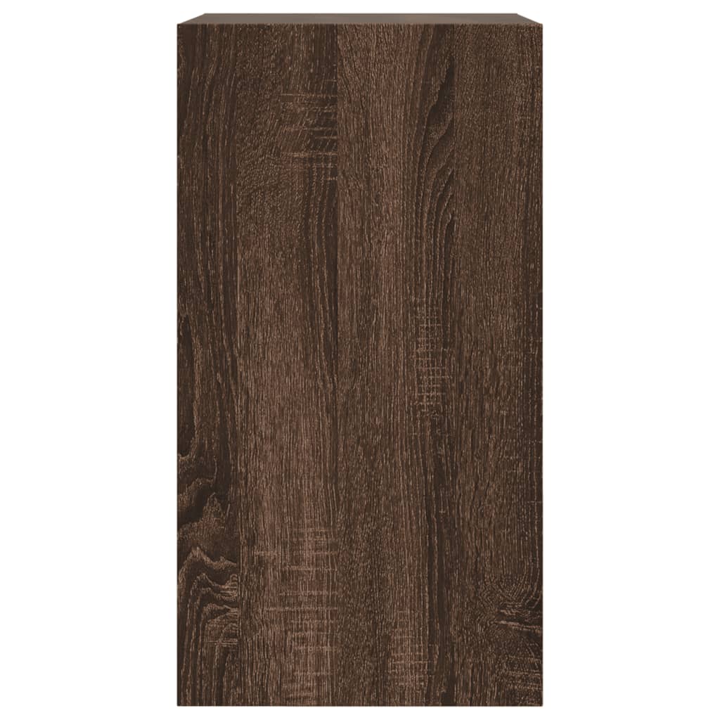 Schoenenkast 60X34X63,5 Cm Bewerkt Hout Bruineikenkleurig Bruin Eikenkleur 60 x 34 x 63.5 cm