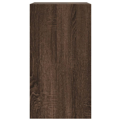 Schoenenkast 60X34X63,5 Cm Bewerkt Hout Bruineikenkleurig Bruin Eikenkleur 60 x 34 x 63.5 cm