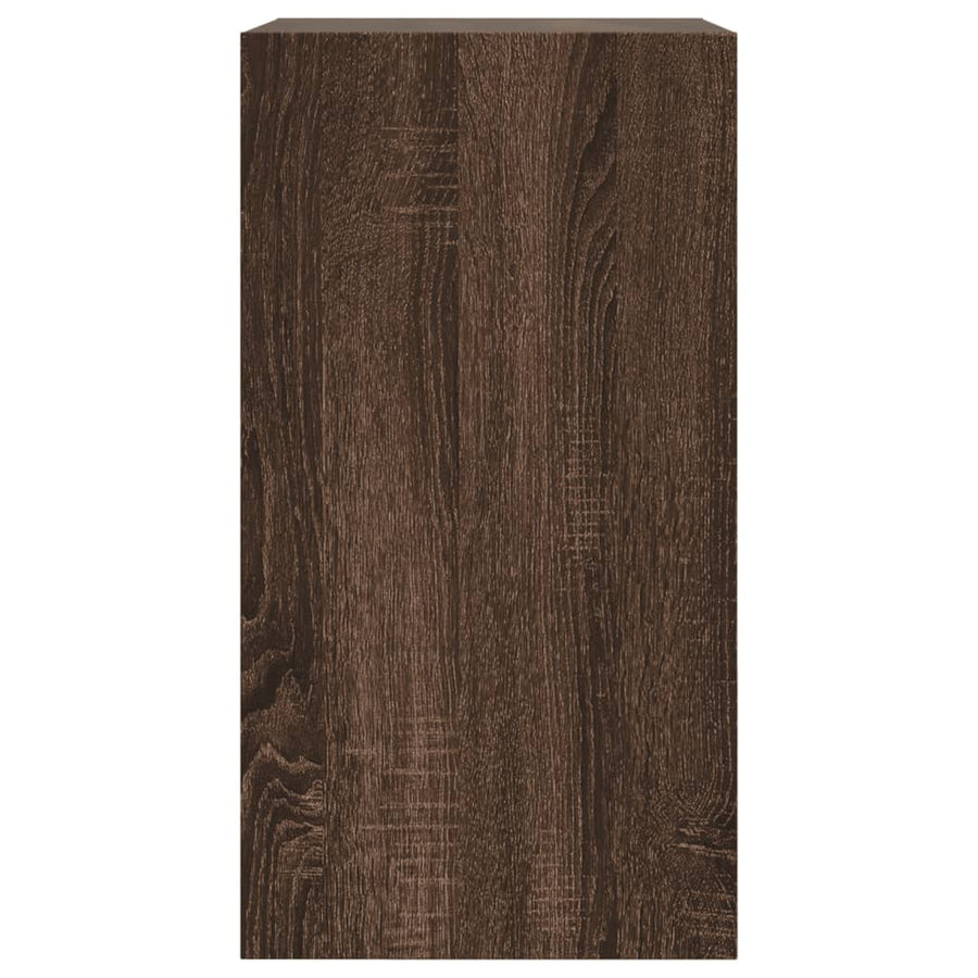 Schoenenkast 60X34X63,5 Cm Bewerkt Hout Bruineikenkleurig Bruin Eikenkleur 60 x 34 x 63.5 cm