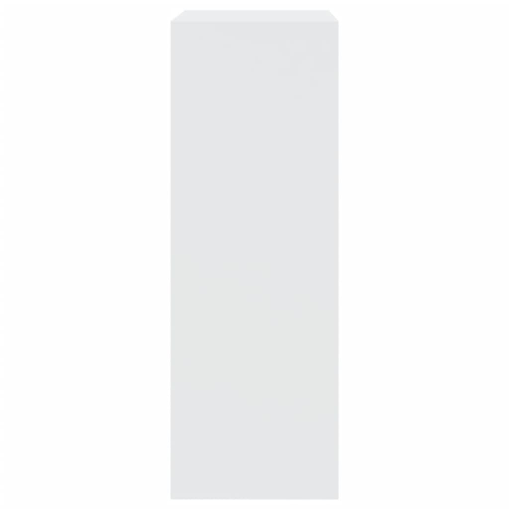 Schoenenkast 60X34X96,5 Cm Bewerkt Hout Wit 60 x 34 x 96.5 cm