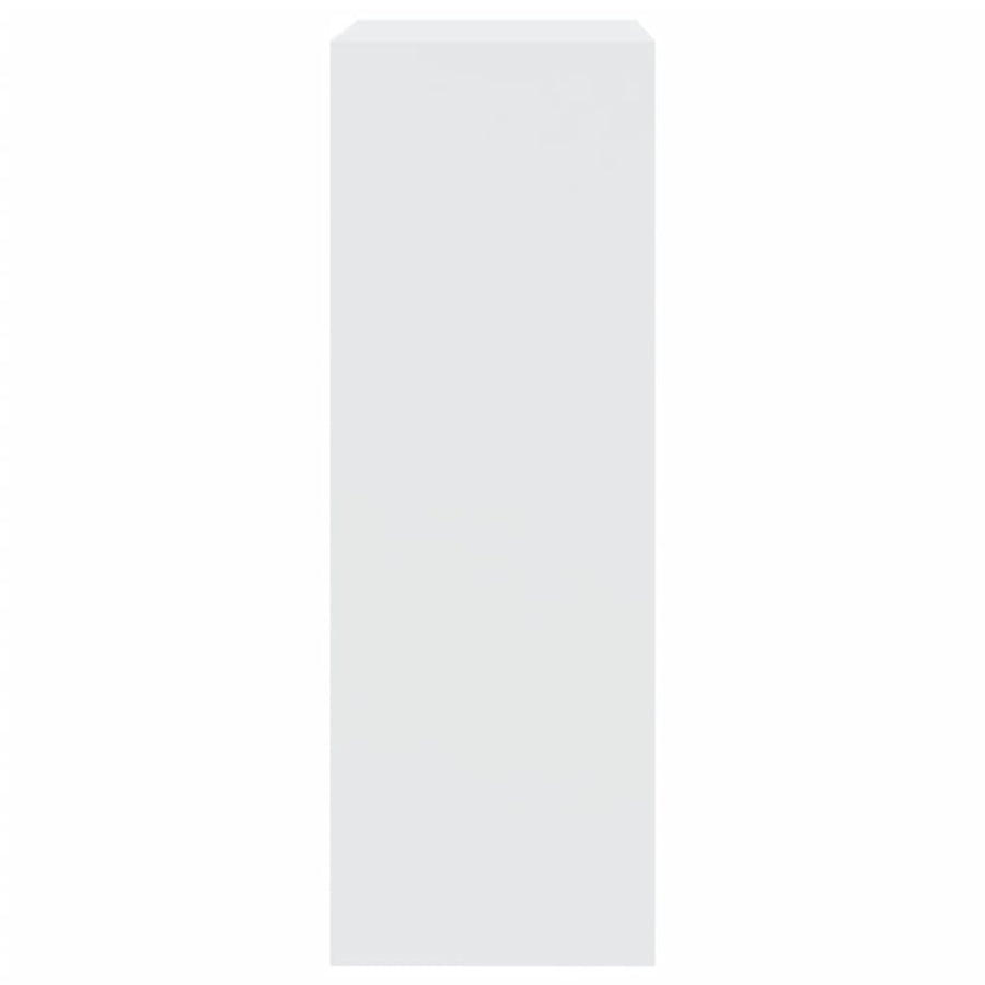 Schoenenkast 60X34X96,5 Cm Bewerkt Hout Wit 60 x 34 x 96.5 cm