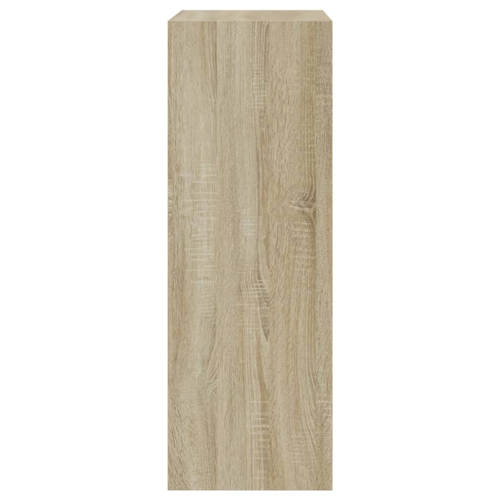Schoenenkast 60X34X96,5 Cm Bewerkt Hout Kleurig Sonoma Eiken 60 x 34 x 96.5 cm