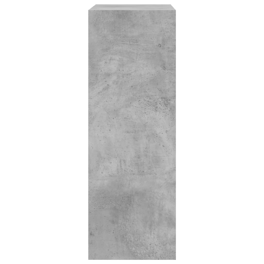 Schoenenkast 60X34X96,5 Cm Bewerkt Hout Betongrijs 60 x 34 x 96.5 cm