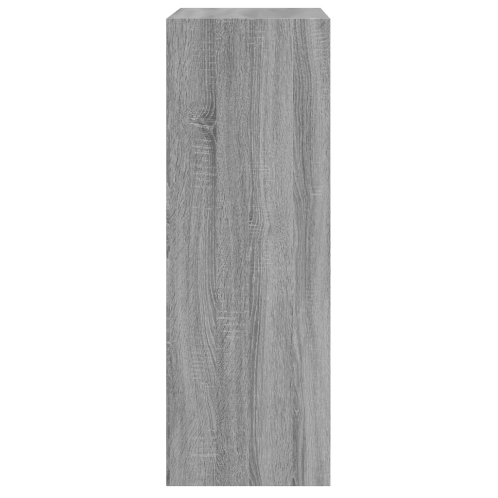 Schoenenkast 60X34X96,5 Cm Bewerkt Hout Eikenkleur Grijs Sonoma 60 x 34 x 96.5 cm