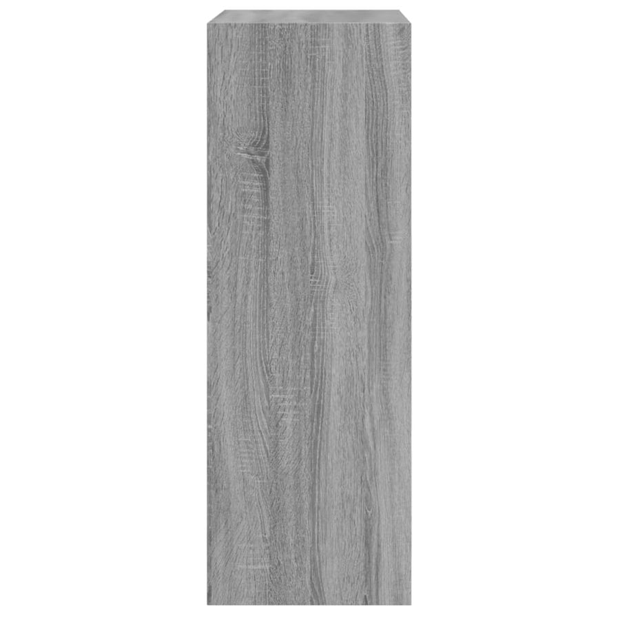 Schoenenkast 60X34X96,5 Cm Bewerkt Hout Eikenkleur Grijs Sonoma 60 x 34 x 96.5 cm