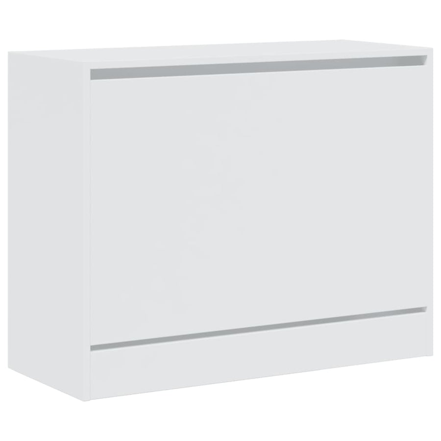Schoenenkast Bewerkt Hout Wit 80 x 34 x 63 cm