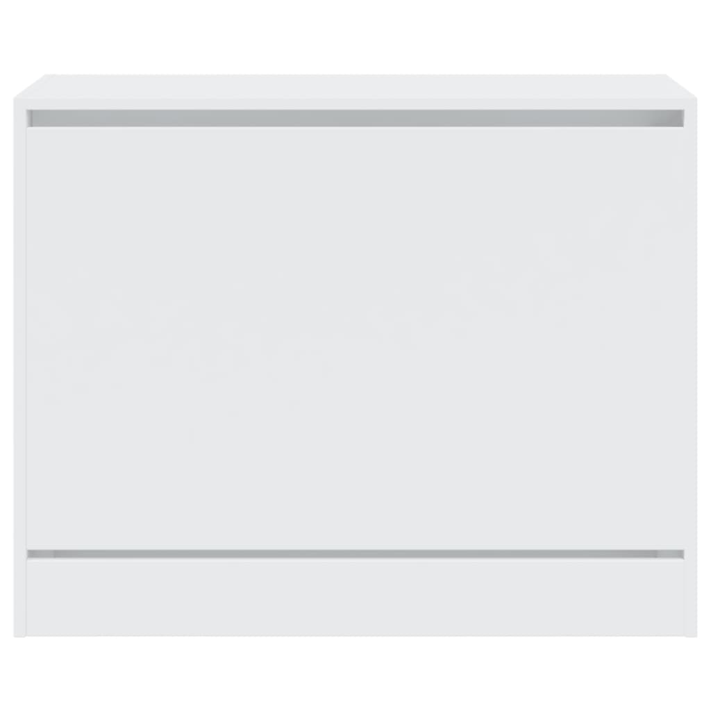 Schoenenkast Bewerkt Hout Wit 80 x 34 x 63 cm