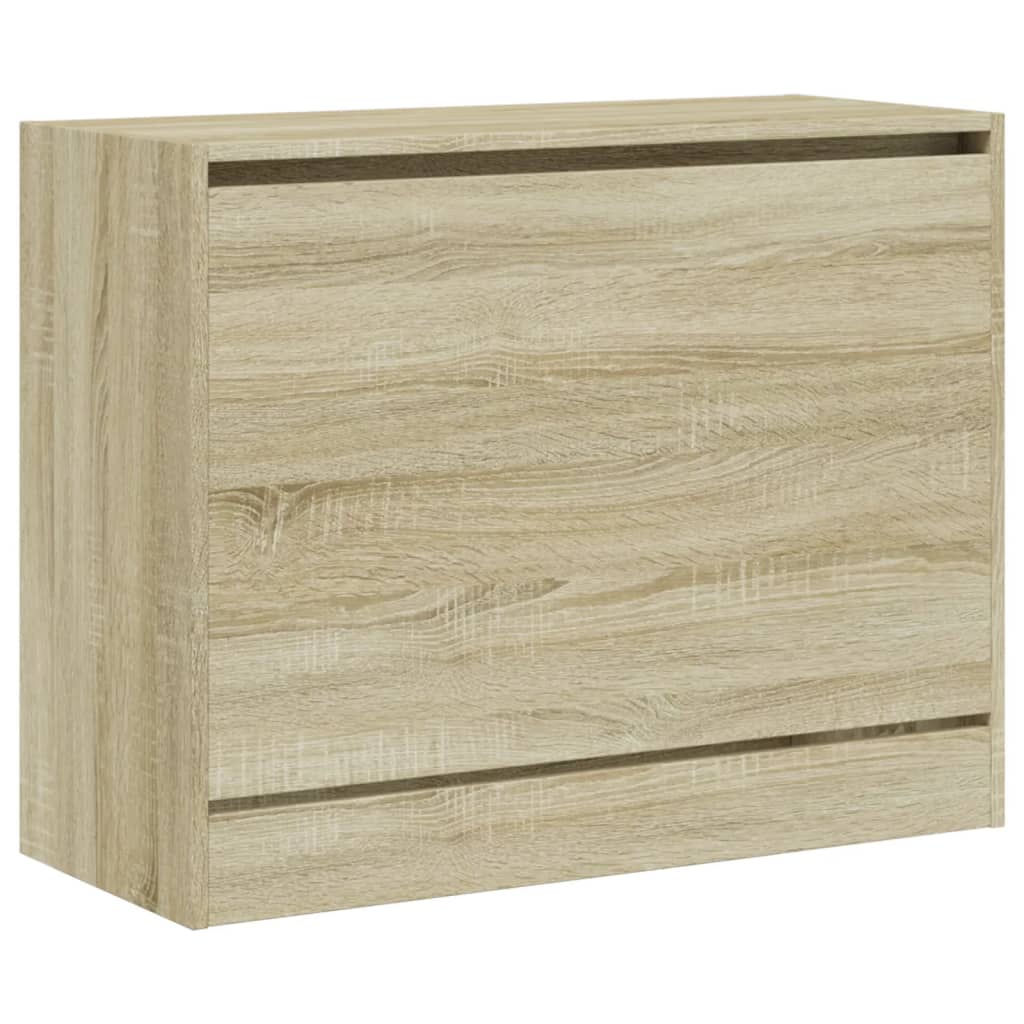 Schoenenkast Bewerkt Hout Kleurig Sonoma Eiken 80 x 34 x 63 cm