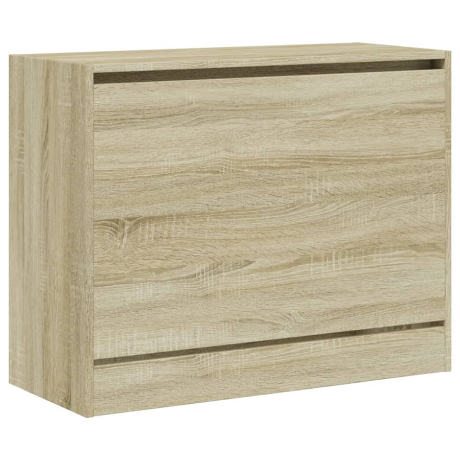 Schoenenkast Bewerkt Hout Kleurig Sonoma Eiken 80 x 34 x 63 cm