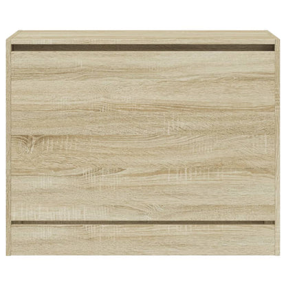 Schoenenkast Bewerkt Hout Kleurig Sonoma Eiken 80 x 34 x 63 cm