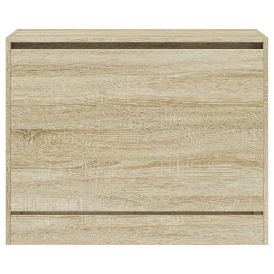 Schoenenkast Bewerkt Hout Kleurig Sonoma Eiken 80 x 34 x 63 cm