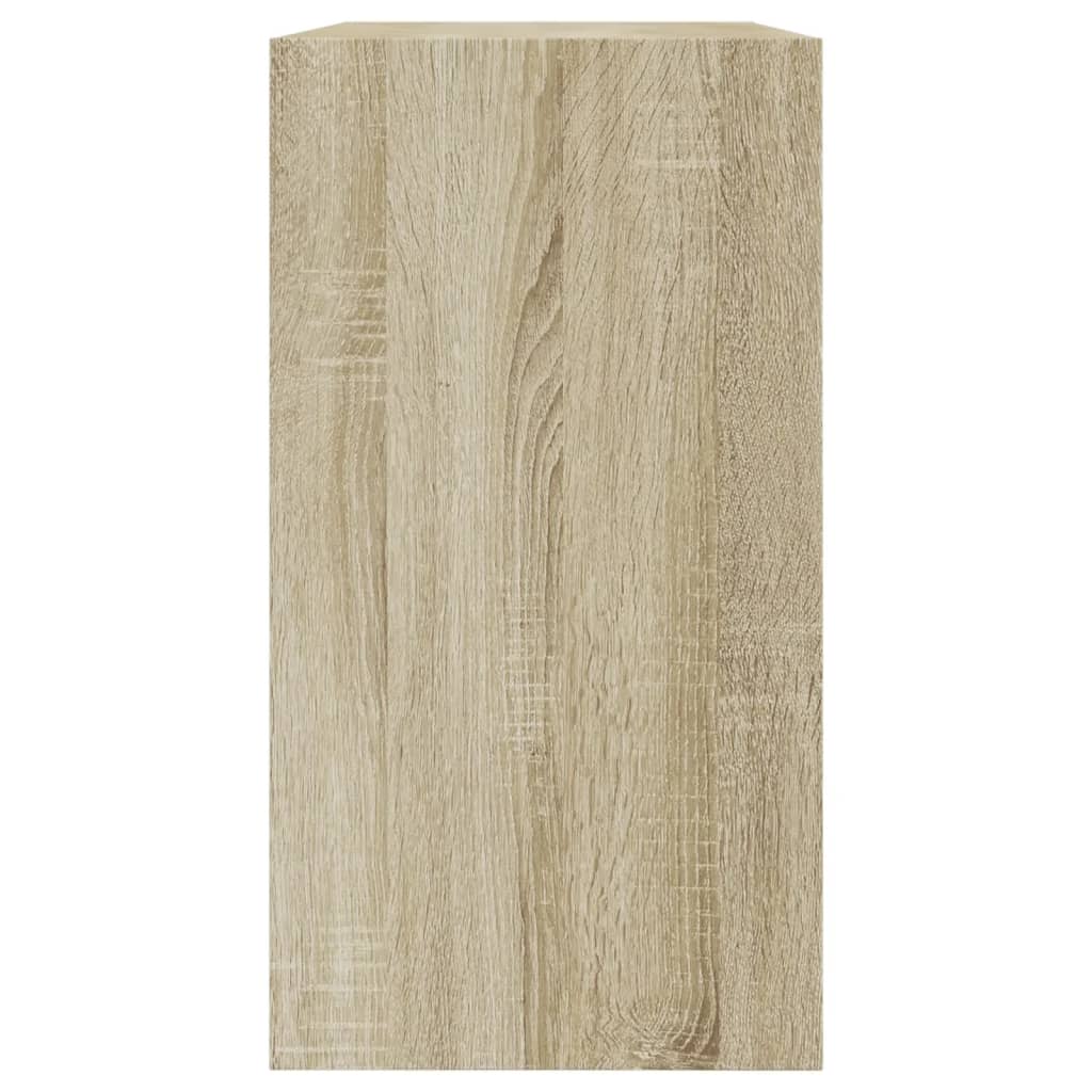 Schoenenkast Bewerkt Hout Kleurig Sonoma Eiken 80 x 34 x 63 cm