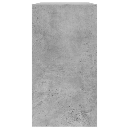 Schoenenkast Bewerkt Hout Betongrijs 80 x 34 x 63 cm