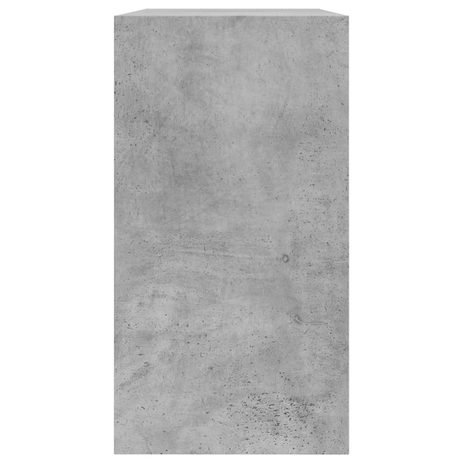 Schoenenkast Bewerkt Hout Betongrijs 80 x 34 x 63 cm
