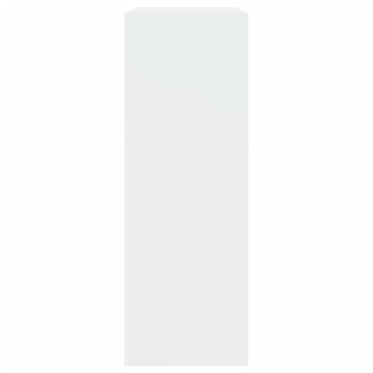 Schoenenkast 80X34X96,5 Cm Bewerkt Hout Wit 80 x 34 x 96.5 cm